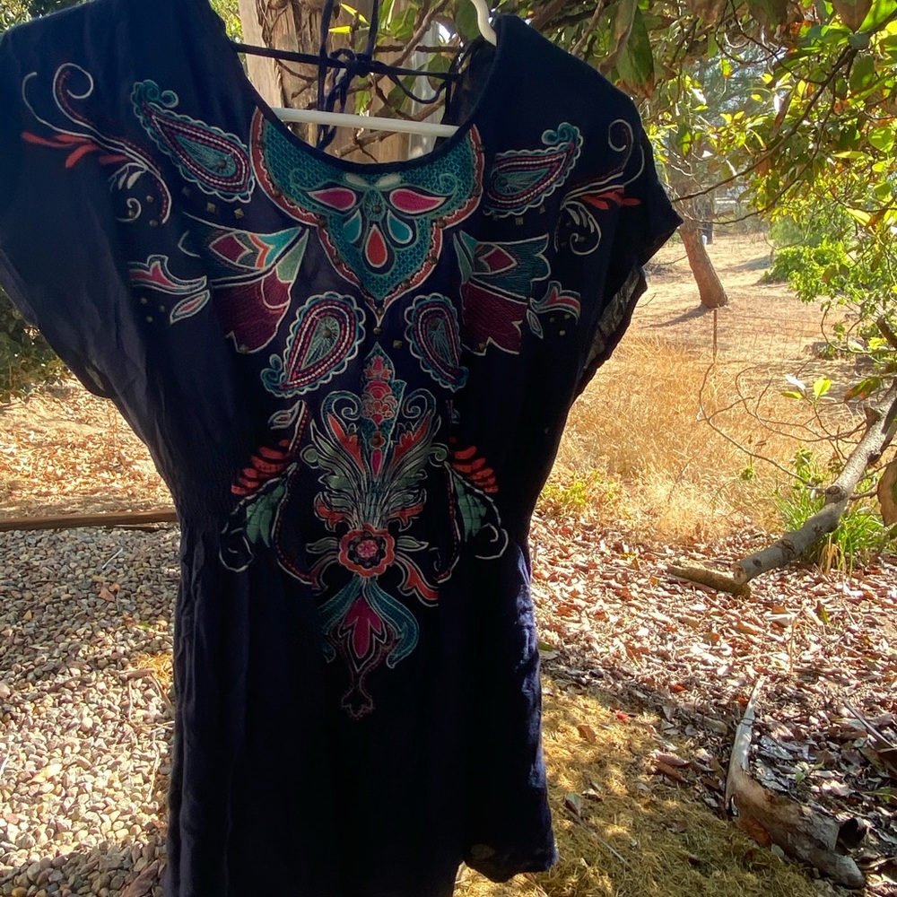 Embroidered top